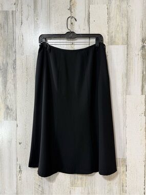 Kasper Black A-Line Lined Women's Skirt